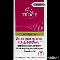 Тро-цефтриакс флакон 1 г №1