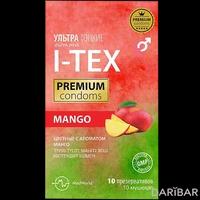 I-TEX MANGO презервативы цветные ультратонкие с ароматом манго №10