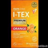 I-TEX ORANGE презервативы цветные ультратонкие с ароматом апельсина №10
