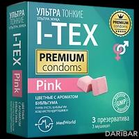 I-TEX PINK презервативы цветные ультратонкие с ароматом бубльгума №3