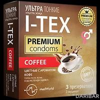 I-TEX COFFEE презервативы цветные ультратонкие с ароматом кофе №3